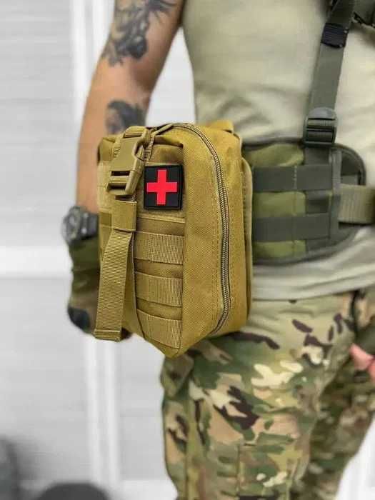 Армійський підсумок під аптечку олива, мультикам, койот аптечка ЗСУ