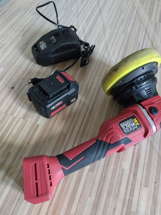 Maszyna Polerska + Bateria Mecc Tools Bezprzewodowa
