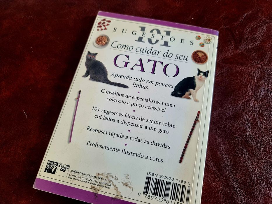 Vendo pack de 2 livros sobre gatos