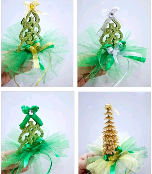 Новорічний обідок,обруч для дівчаток