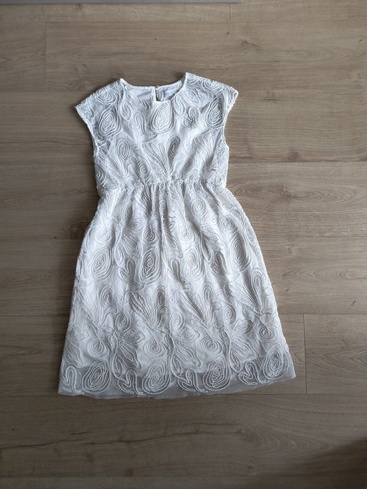 Sukienka Zara 164 ecru