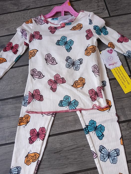 Komplet dla dziewczynki, komplet dziewczęcy, bluzka i spodnie, 98 cm
