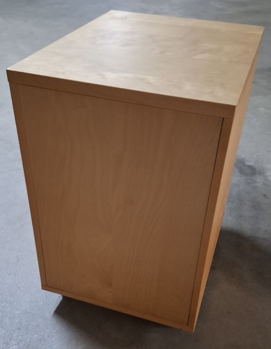 IKEA JONAS/MALM - secretária c/ painel deslizante e blocos de gavetas