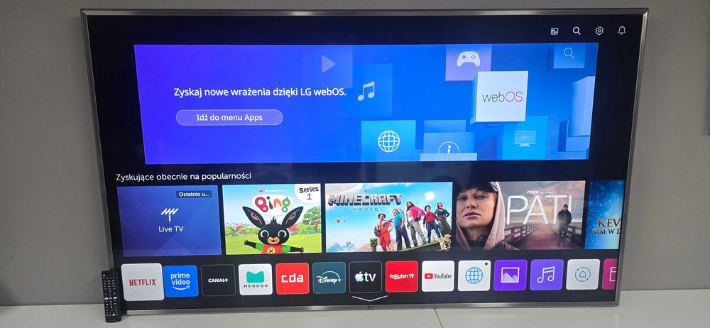 4K Led tv LG 75Uj675v  Smart TV 75 Cali Super Okazja