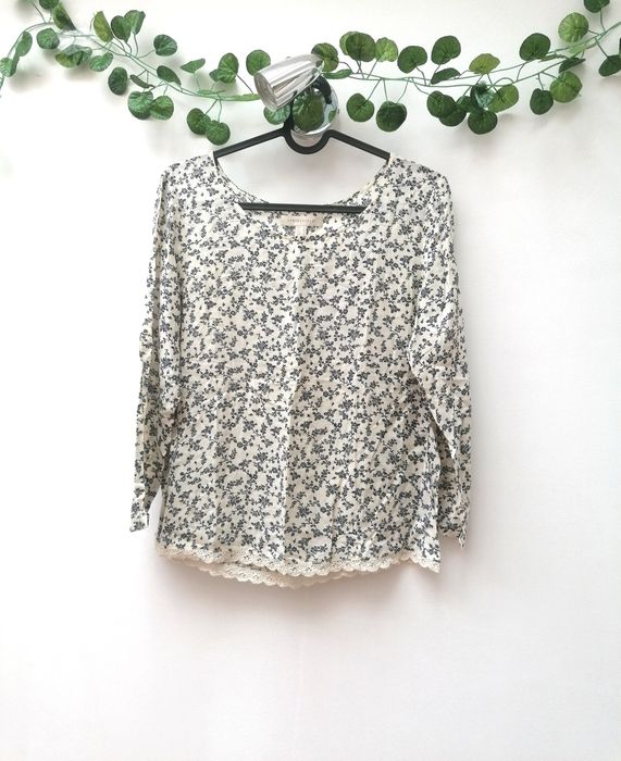 Blue Flower Blouse