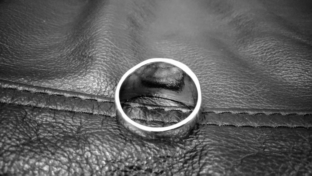 Chopper krzyż maltański sygnet pierścień Harley Rock Metal Moto obrącz