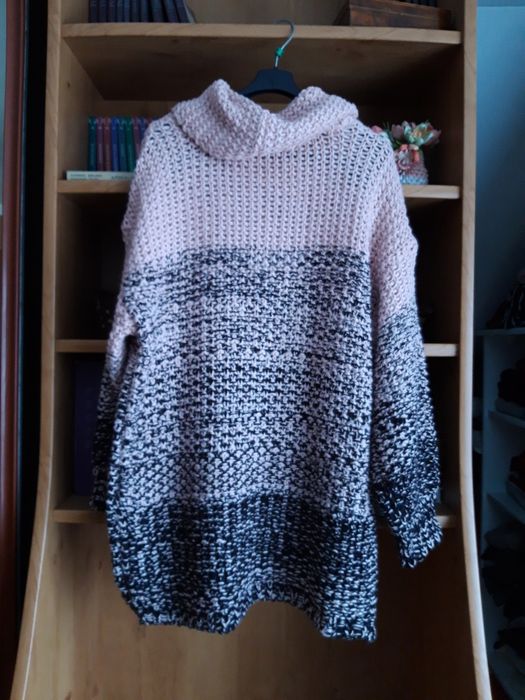 Dłuższy sweter oversize rozmiar 44/46/48/50/52  4XL  BodyFlirt