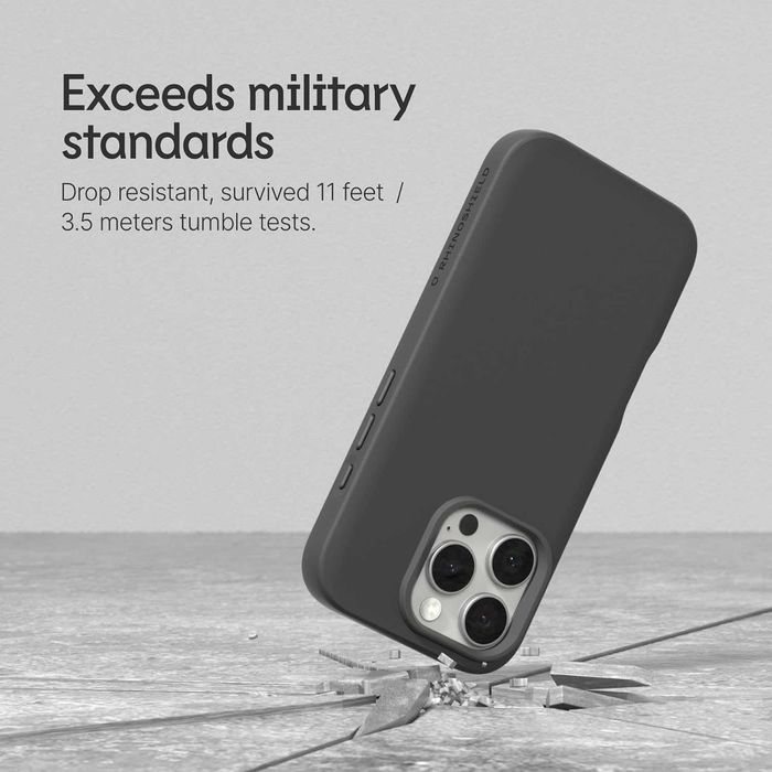 Rhinoshield SolidSuit etui MagSafe do iPhone 16 Pro pancerne zielone