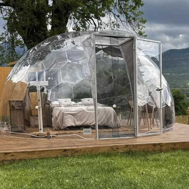 Kopuła, zadaszenie basenu, dach na basen, osłona jacuzzi, ogród zimowy