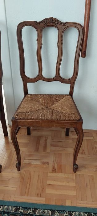 2 krzesła antyki drewniane ludwiki