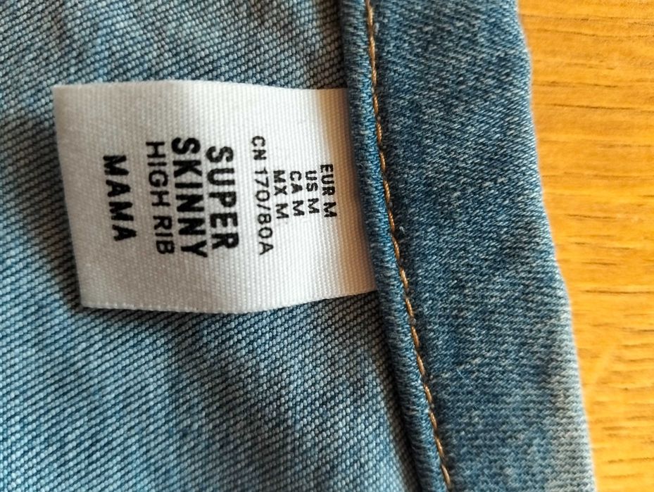 Spodnie ciążowe h&m 2 sztuki