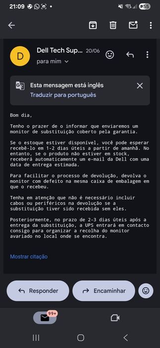 Monitor Dell 42.5 ultra 4k