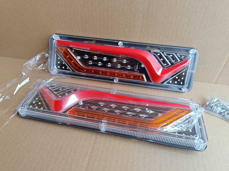 Комплект задних LED-фонарей для грузовиков, прицепов 12В/24В