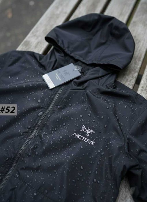Куртка ARCTERYX GoreTex - Черная Ветровка Артерикс ГорТекс - XS-XXL
