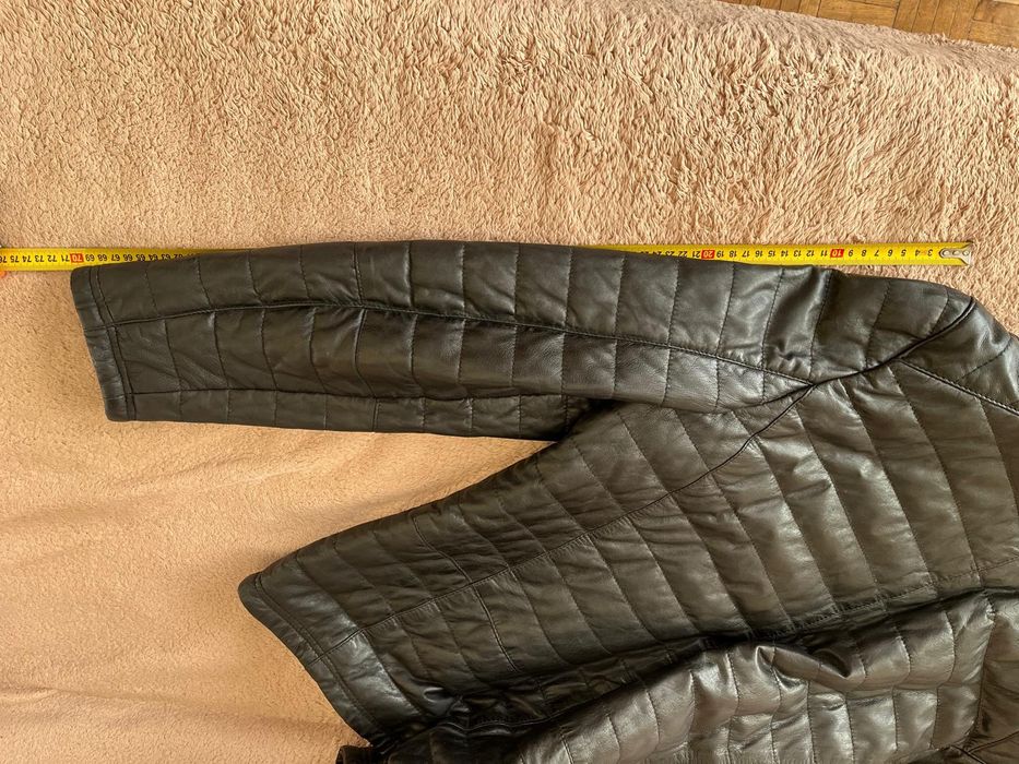 Nowa Kurtka skórzana Gipsy model ‘Callan’ - ciemnobrązowy 
Skó