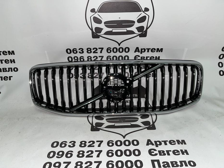 VOLVO XC60 Решітка радіатора хром (ліцензія) 2018-21
