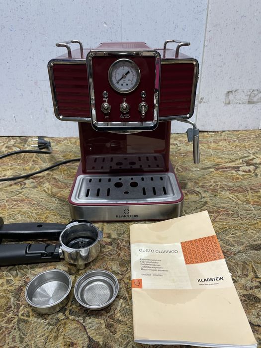 Кофемашина Klarstein Gusto Classico (Германия)