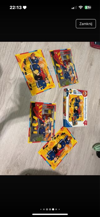 2 pak puzzli strażak sam