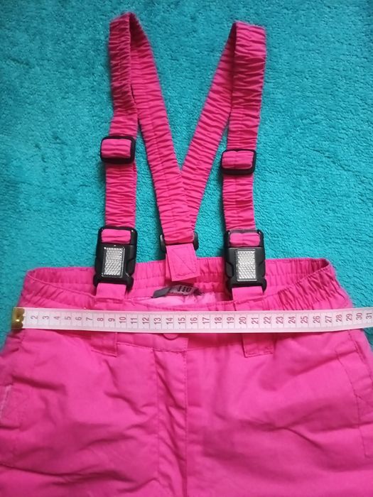 Дитячий зимовий лижний напівкомбінезон 110 розмір