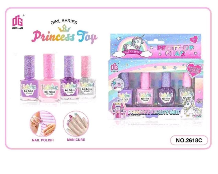 Lakiery do paznokci dla dziewczynki