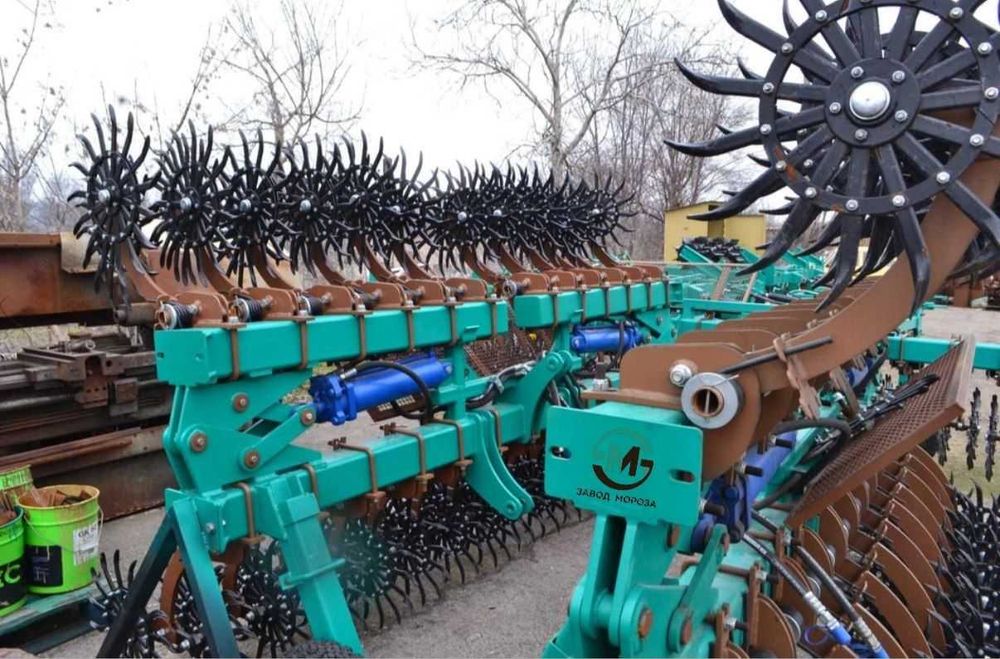 Мотика гідравлічна, мотика PRO, ротаційна борона 6 м, борона ротаційна