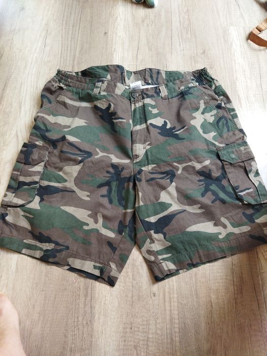 Duże szorty męskie moro,nowe Decathlon