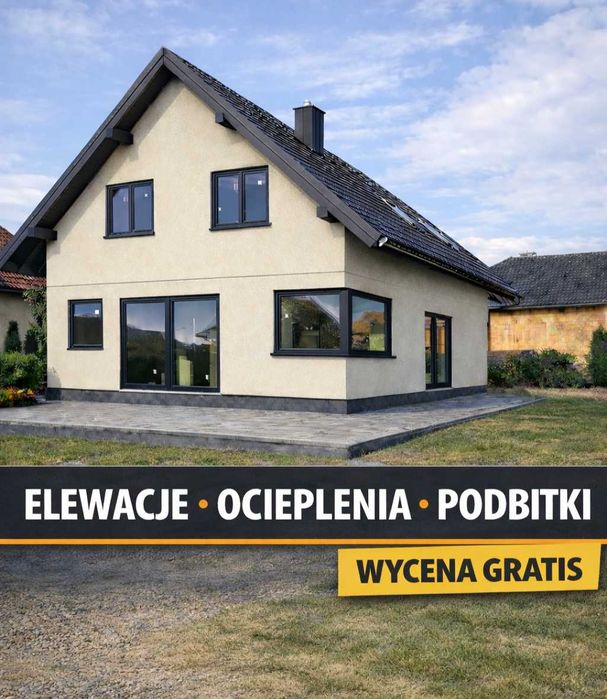 Elewacje / Ocieplania budynków  / podbitki / ocieplania poddaszy