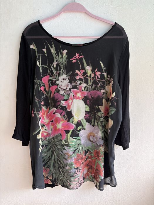 Bluza z siatką damska