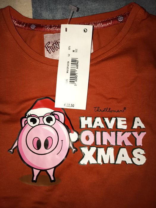 T-shirt nova Throttleman com etiqueta