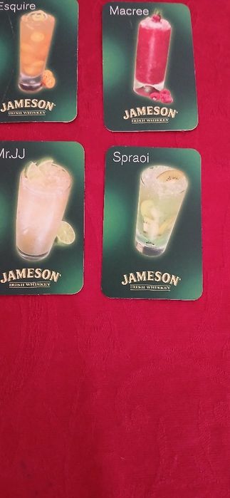 6 Cartas Jameson Irish Whiskey, novas