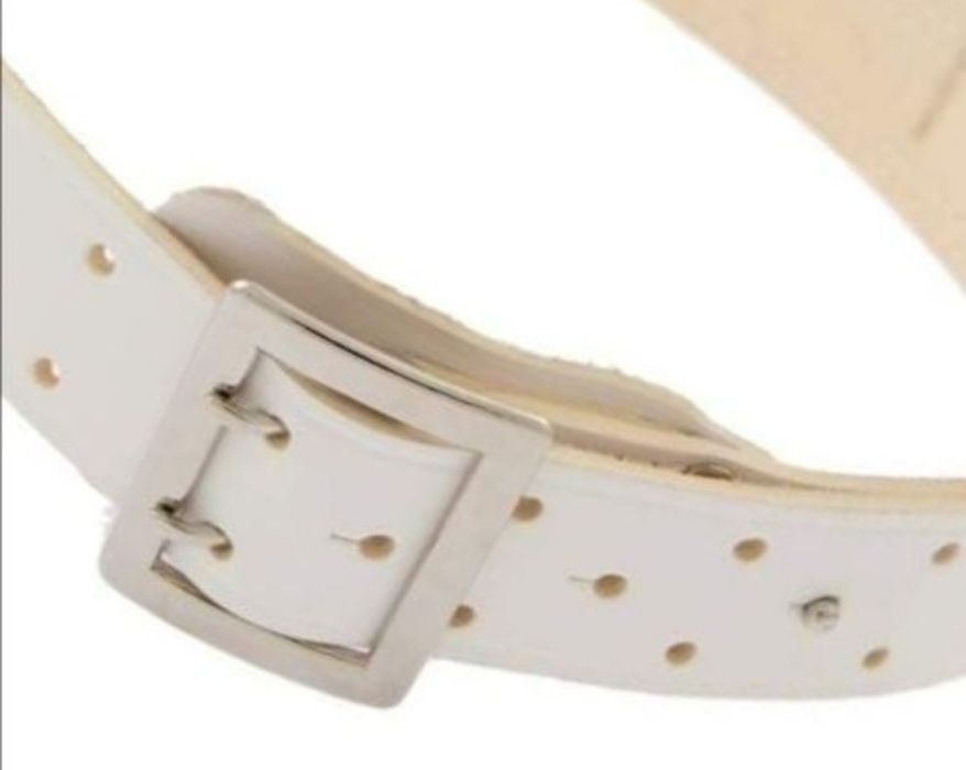 Pas oficerski biały 135