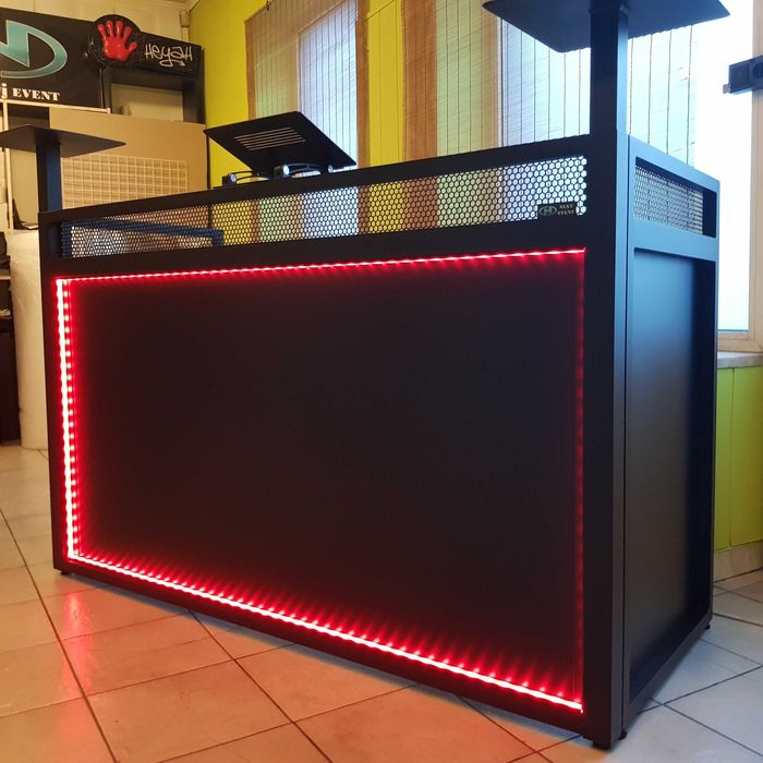 Stół stanowisko Dj-skie ALNX 160PRO + led aluminium NOWY  ver.1