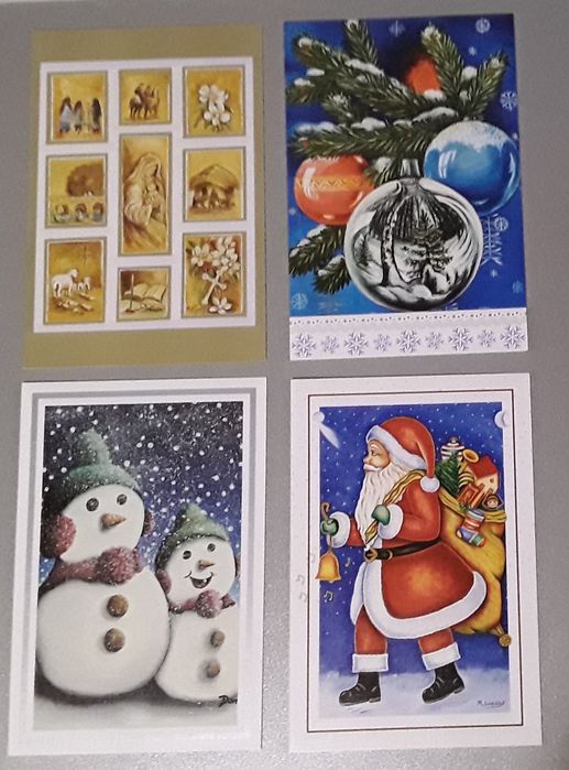 Conjunto de 10 postais de Natal (APBP) novos!