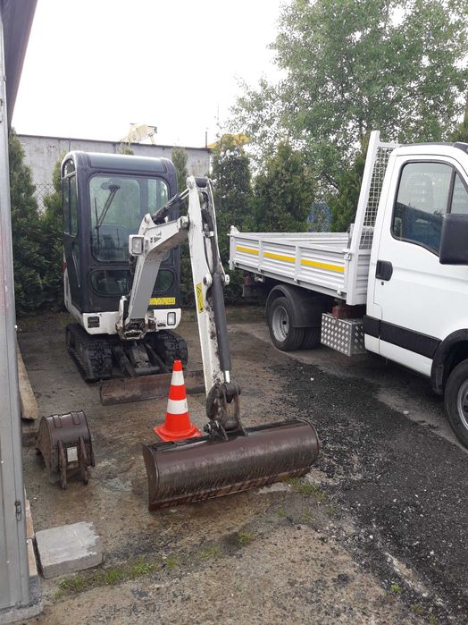 Usługi Minikoparka ogrody wywrotka