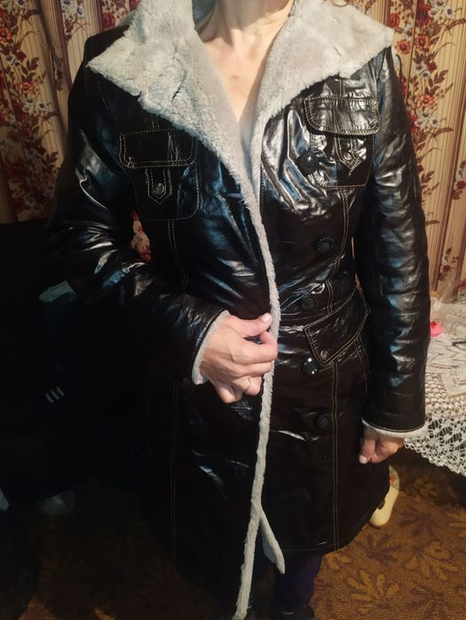 Продам шкіряну дубленку