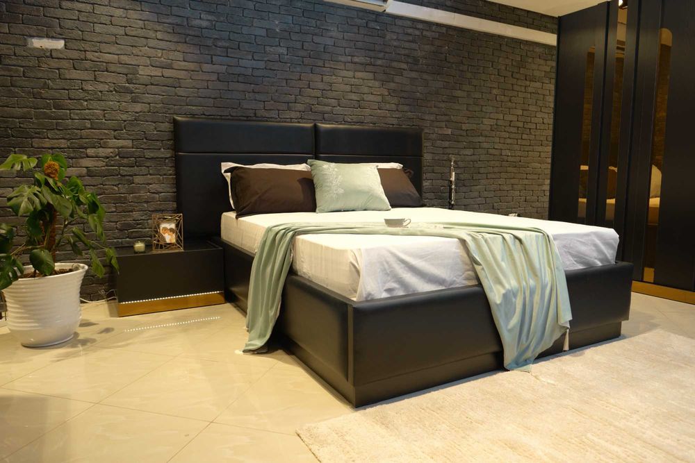 Conjunto Quarto Completo Casal Novo | Cama Roupeiro Cómoda Mesa