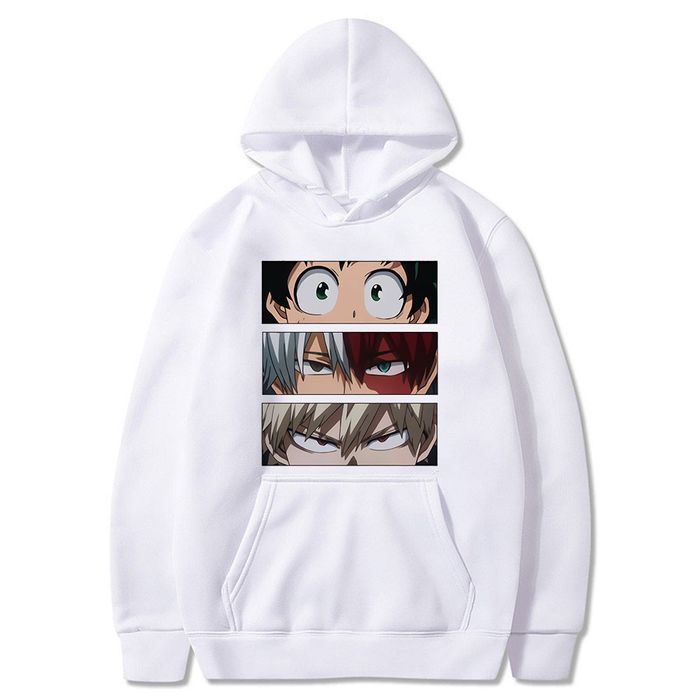 Męska Bluza z Kapturem, Anime Manga MY HERO ACADEMIA Nadruk 3D - S