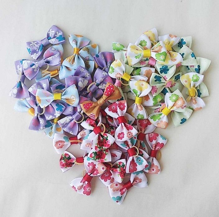 Бантики для собак, легкие, не выгорают, не мнутся, не бояться воды.