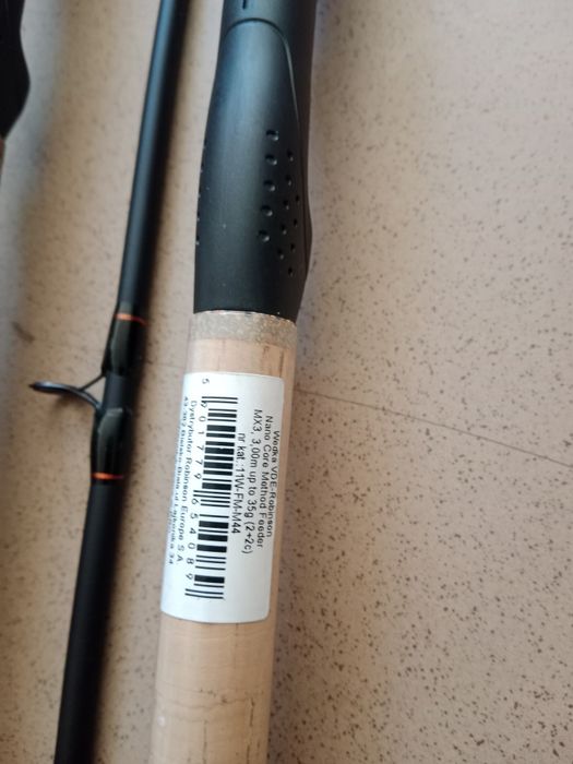 2x Wędka VDE-Robinson Nano Core Method Feeder MX3 3,00m up to 35g (NOWA + UŻYWANA 1 RAZ)