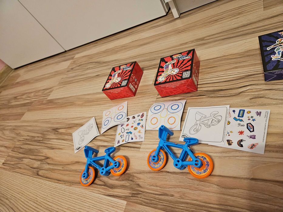 5 Sztuki Hot Wheels Nitro Junior Games McDonald's Happy Meal Rower Hul