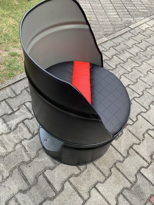 Fotel z beczki 200L