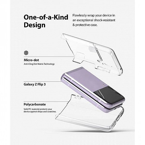 Etui Ringke Slim do Galaxy Z Flip 3 Clear