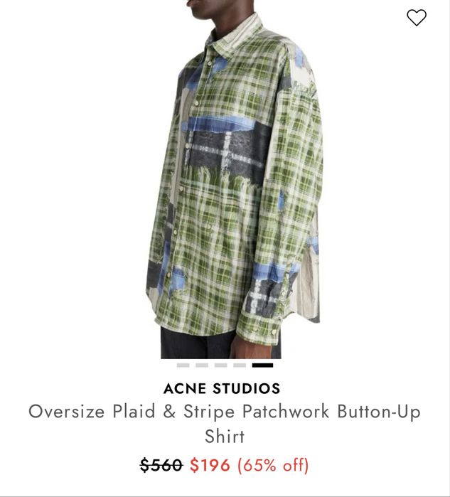 Acne studios рубашка