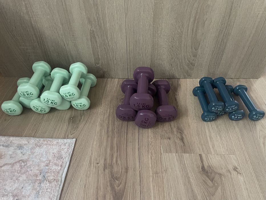 Haltere fitness ferro fundido, conj.2