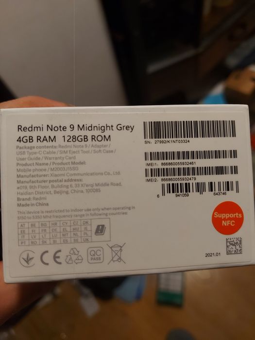 Telefon Redmi Note 9