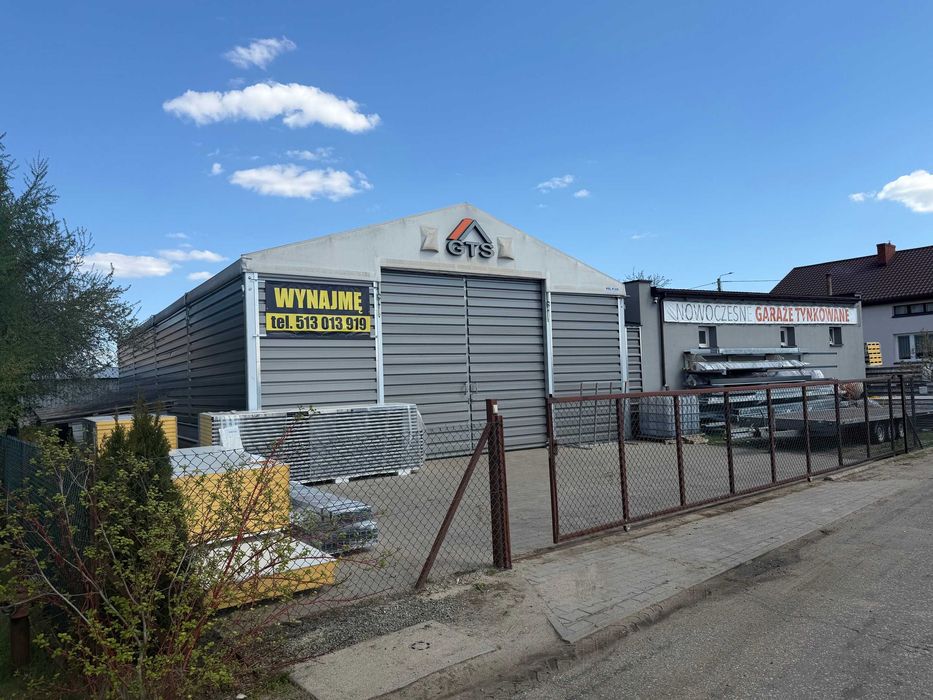 Wynajmę halę 240 m2 z pomieszczeniem biurowym. Piotrowice k. Słupcy
