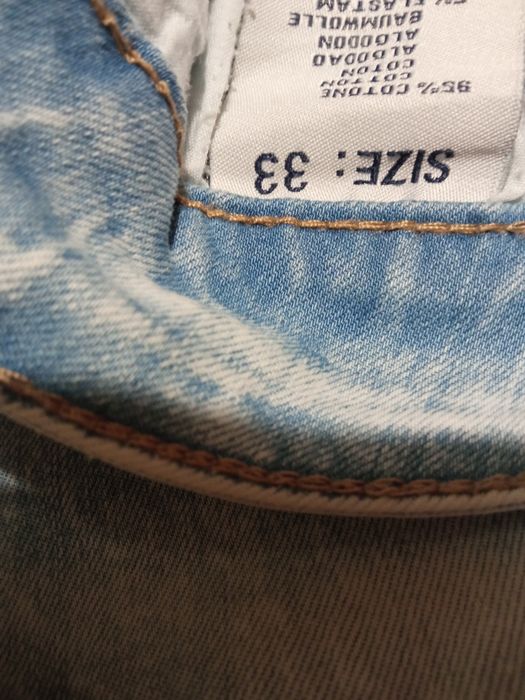 Spodnie męskie jeans rozmiar 33