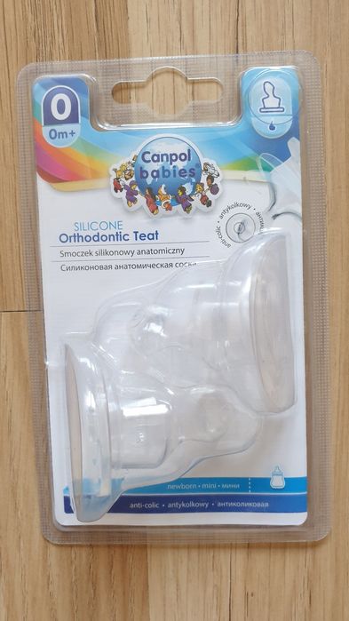 Smoczek smoczki do butelki Canpol wąskiej szybki kaszka 0m+