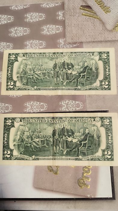 Колекційні купюри 2 долари 2009 р.