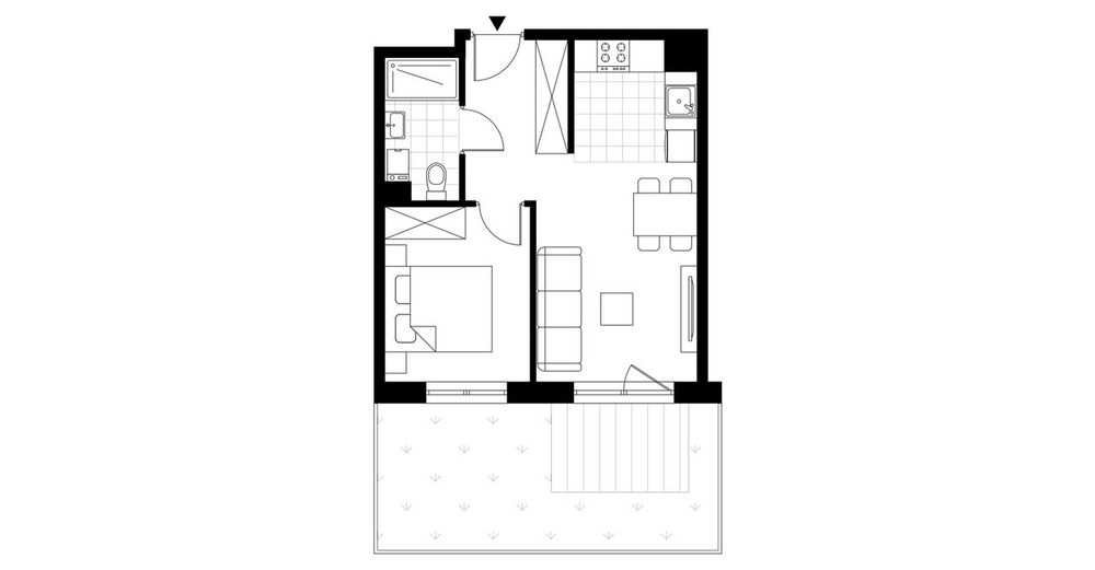 2-pokojowe mieszkanie 35m2 + ogródek